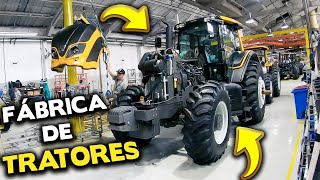 Visita à fábrica de tratores Valtra no Brasil