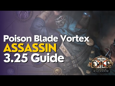 PoE [3.25] Poison Blade Vortex Assassin League Start Build Guide