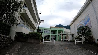 おかんと二人旅　Part143　下部小学校・中学校跡