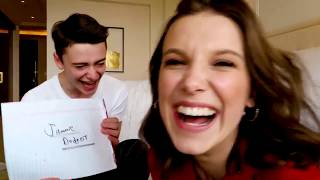 Millie Bobby Brown BFF challenge!  STRANGER THINGS