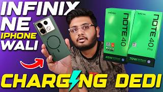 Infinix Note 40 Pro Unboxing | MagCharge Ka Kia System?? | Giveaway !!