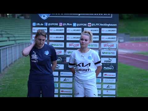 1.FFC Recklinghausen - SV Berghofen | Interview Laura Neboli und Michelle Sinz