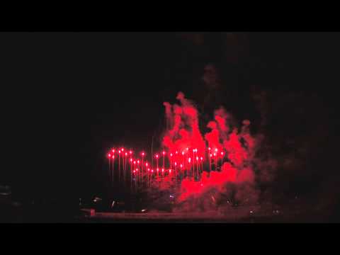 Jubilee Fireworks Monaco 9th August 2014 Feux D'artifice Team England