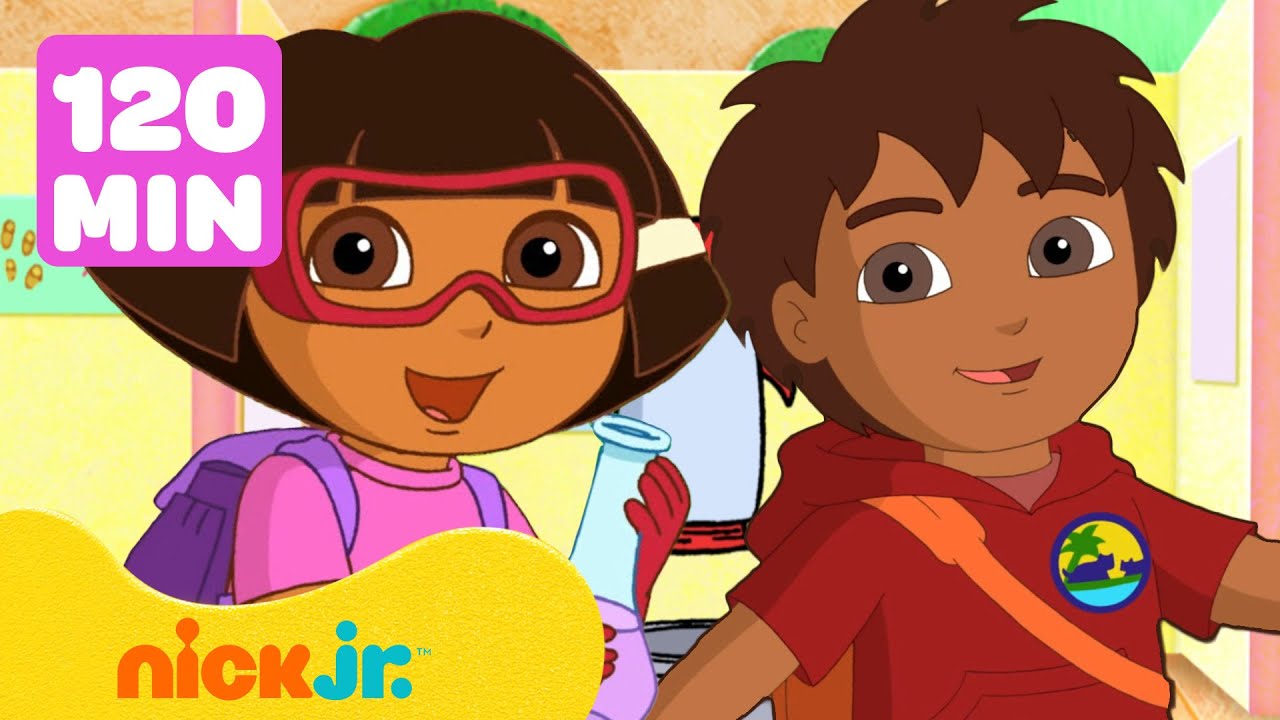Dora the Explorer | Volta às Aulas - Episódios Completos! 📚 2 Horas | Nick Jr. em Português