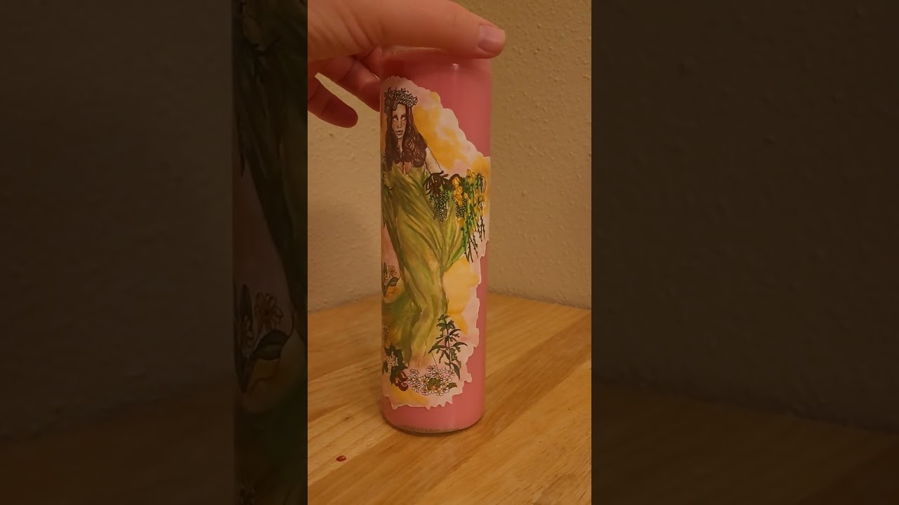 Blodeuwedd Deity Candle from Morningstar Witchery