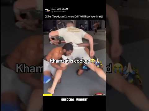 DDP training drill looks insane! #ufc #mma #unsocialmindset #ufcedits #ddpvskhamzat #dricusduplessis
