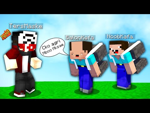 BALON KAFA VE NOOB KAFAYI 5 DEFA TROLLEDİM ! - Minecraft