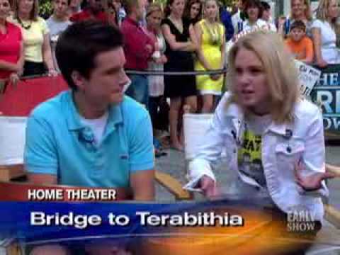 Interviews Bridge to Terabithia - AnnaSophia Robb & Josh Hutcherson 7th