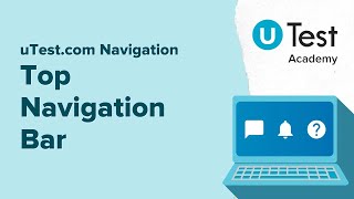 uTest.com Navigation | Top Navigation Bar