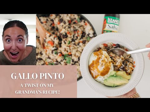 Gallo Pinto A Costa Rican Staple! A Twist On My Grandma's Recipe