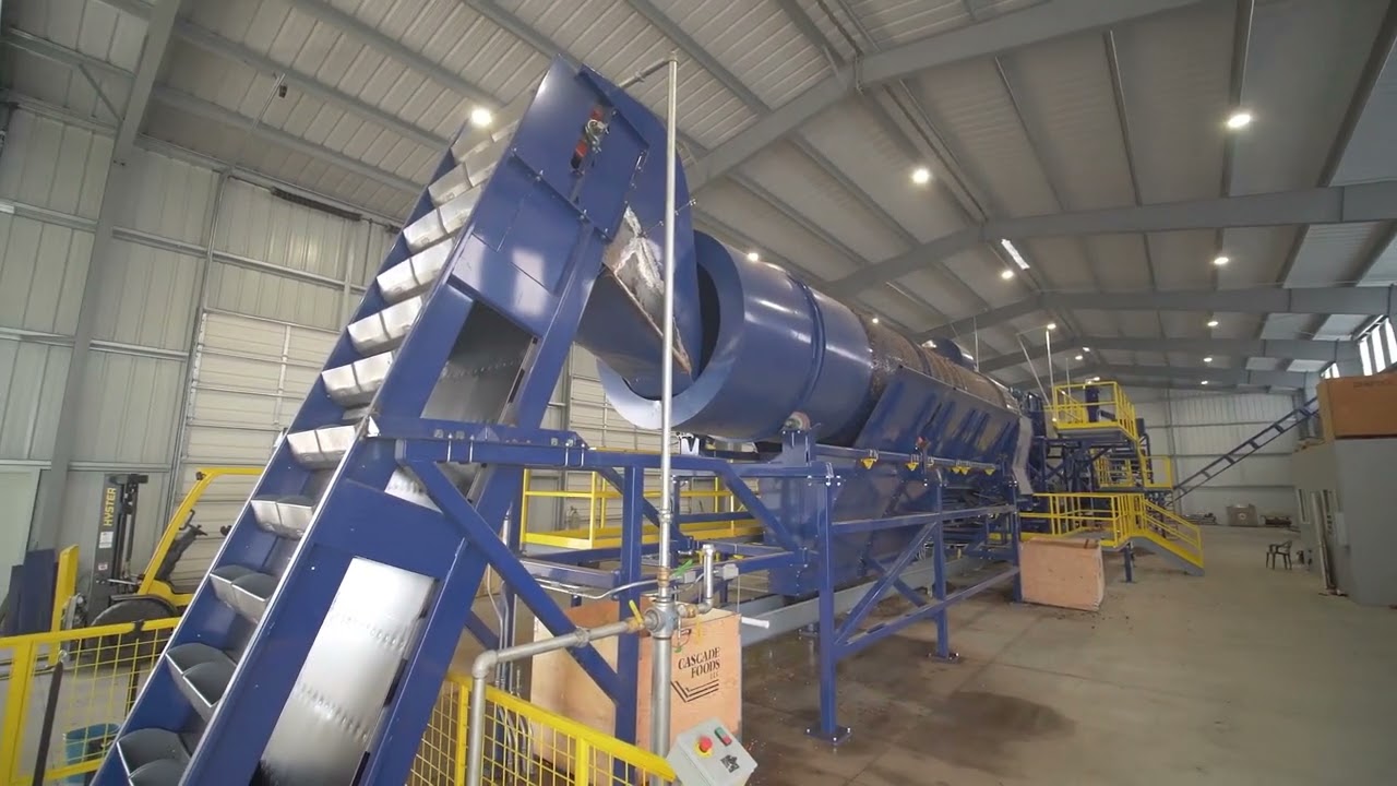 K&D Systems Hazelnut Wash Line