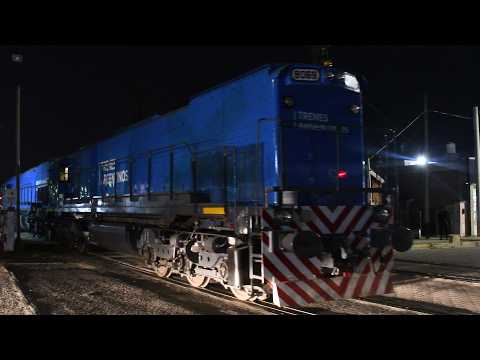 [4K] EMD GT-22CW A.916 y 9069 livianas entrando a via 2° en Marcos Juárez!!!!!!