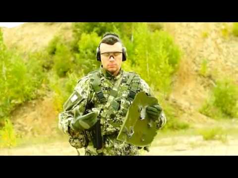 366 TKM ,shooting metal armor plates of 2nd and 5 grade close-up