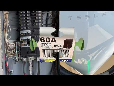 How To Install a Tesla/EV Charger the Easy Way | DIY Garage Setup + Safety Tips