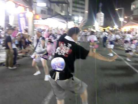 徳島阿波踊り 男踊り、このおじさん上手い!! Awaodori Tokushima,Japan