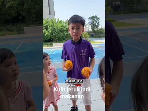 Rafa mengolah kulit jeruk menjadi makanan yang enak #shorts #videolucu #dubbing #videokocak