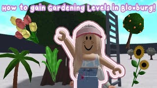 How To Gain Gardening Levels In Bloxburg!