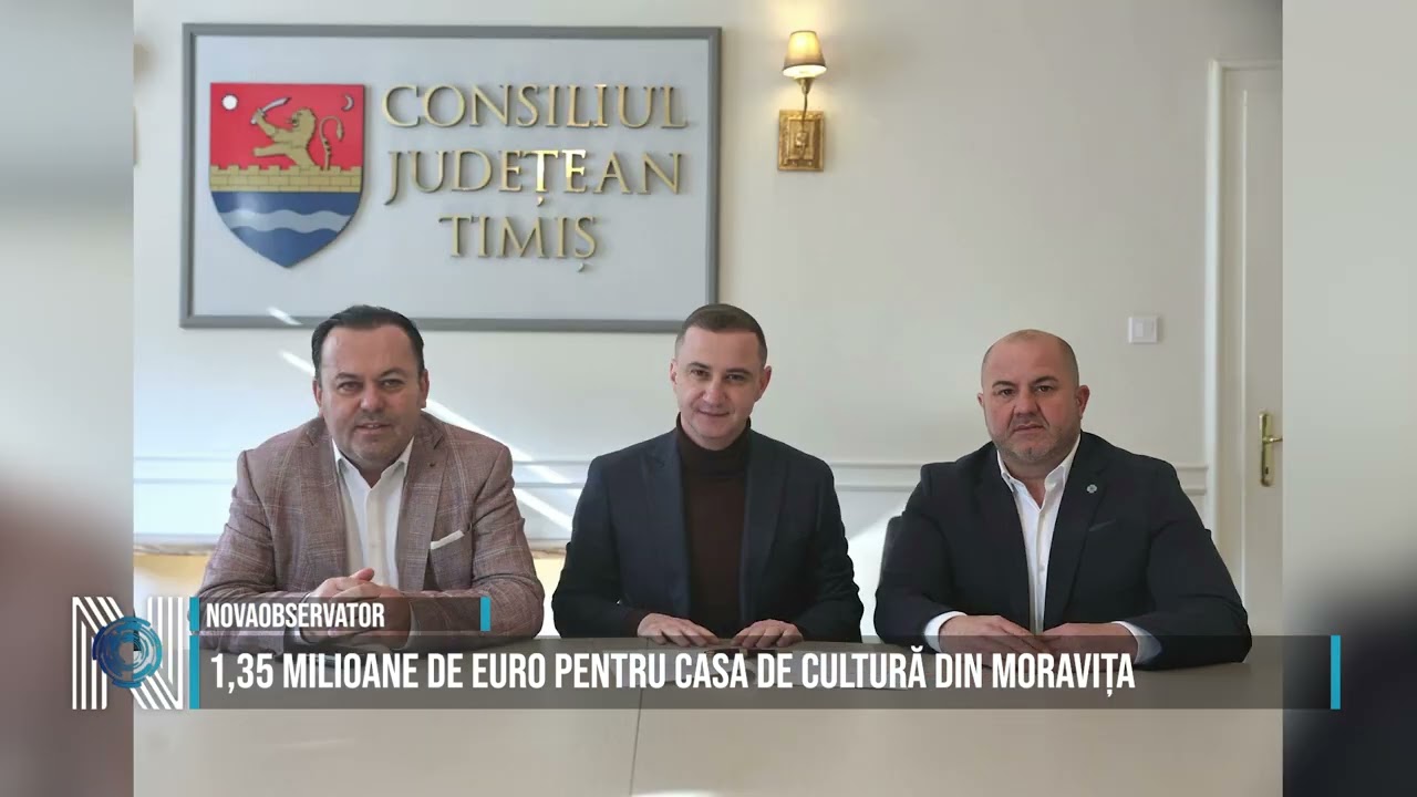 1,35 milioane de euro pentru Casa de Cultură din Moravița