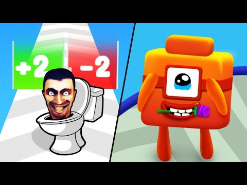 Merge Master Monster Run 3D | Merge Number Cube 3D Run / All Level Gameplay: Android,iOS