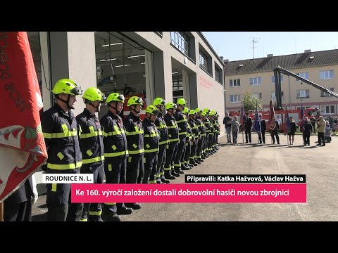 ROUDNICE N.LABEM: Ke 160. výročí založení dostali dobrovolní hasiči novou zbrojnici