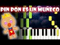 Pin Pon Es Un Muñeco Piano Cover Tutorial Karaoke