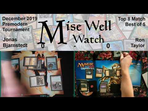 December 2019 Premodern - Top 8 Match - Counter Rebels vs Suicide Black