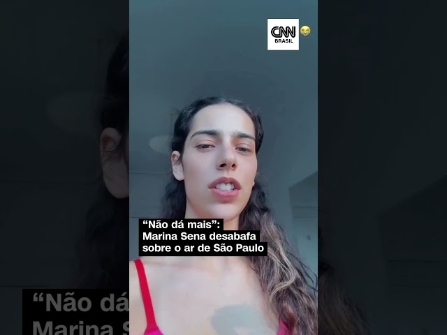 Marina Sena desabafa sobre o ar de São Paulo: “não dá mais” | CNN Pop