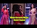 When Kareena Kapoor Meets Jhanvi Kapoor At Elle India Beauty Awards 2019