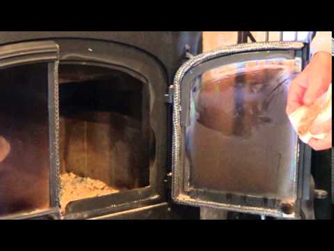 How to Clean Fireplace Glass - Removing Burnt On Soot From ...