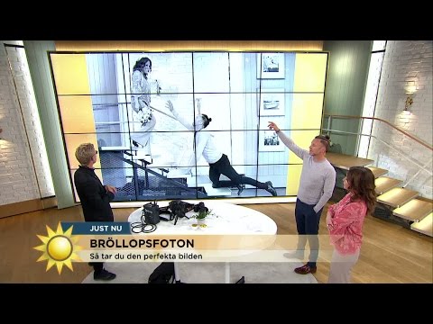 Så tar du den perfekta bröllopsbilden - Nyhetsmorgon (TV4)