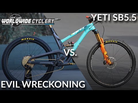 Yeti SB5.5 vs Evil The Wreckoning (Long Travel 29er Comparison)