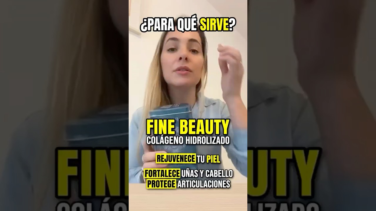 Fine Beauty Colágeno beneficios ingredientes