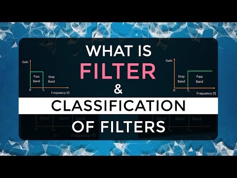 What is Filter-Classification of Filters