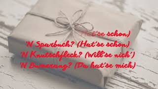 Was Soll Ich Ihr Schenken - Die Prinzen