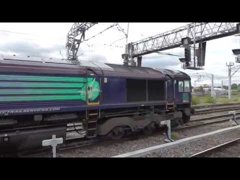 DRS 66433  with Daventry to Coatbridge intermodal service