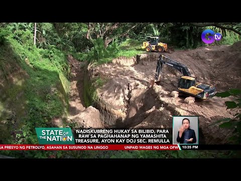 Nadiskubreng hukay sa Bilibid, para raw sa paghahanap ng Yamashita Treasure, ayon kay... | SONA