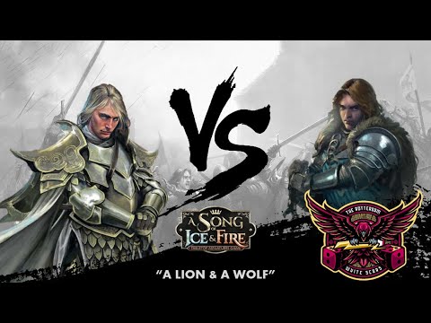 ASOIAF Battle Report 1.6 edition 40 pt: Lannister (Jaime Lannister) vs Starks (Robb Stark)