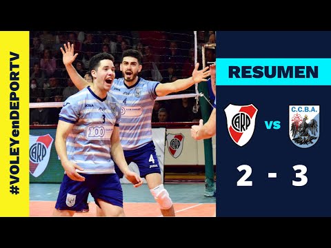 River 2-3 Ciudad - RESUMEN - FINAL - Juego 1 - División de Honor Masculina - Metro #VOLEYenDEPORTV