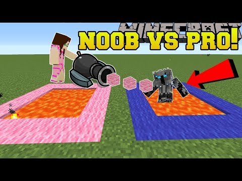 Minecraft: NOOB VS PRO!!! - PopularMMOs Mini-Game Challenge - Mini-Game