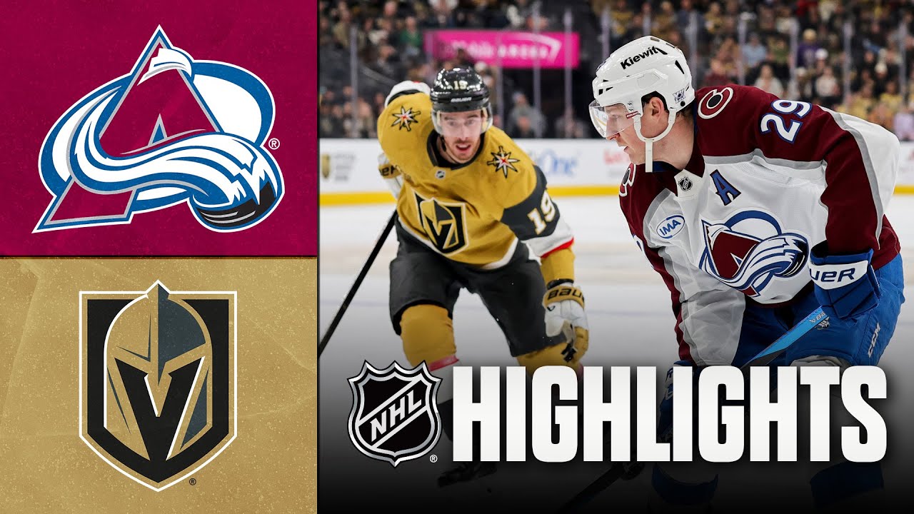 Avalanche vs. Golden Knights | NHL Highlights | December 27, 2025