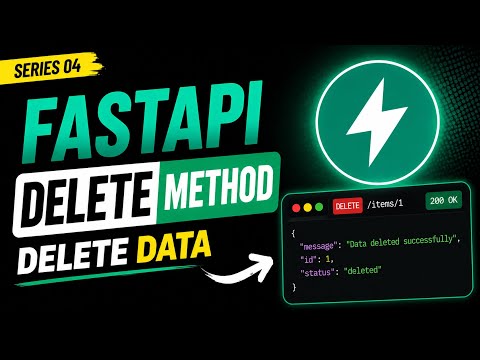 Fastapi Delete Method Tutorial Build Your First Api Beginner Friendly