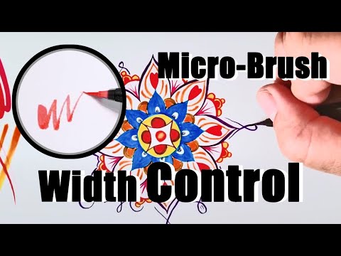 How to use Pentel Sign Pen Brush Artist SESF30C-Ultra fine micro brush