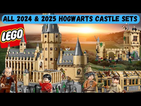 Connecting ALL 2024 & 2025 LEGO Harry Potter: Hogwarts Castle Sets (76454) #lego #harrypotter