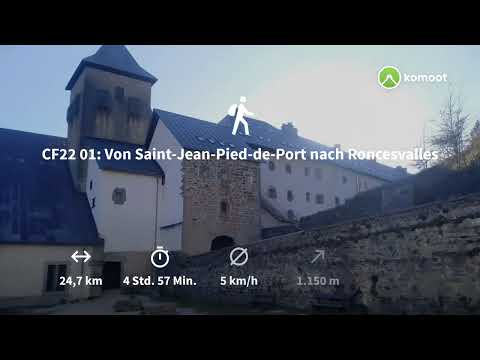 CF22 01: Von Saint-Jean-Pied-de-Port nach Roncesvalles