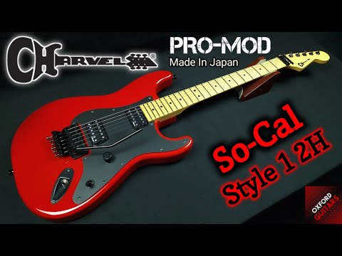 Charvel Pro-Mod So-Cal Style 1 HH Ferrari Red 2010 Made In Japan Dimarzio 4K guitar close up video