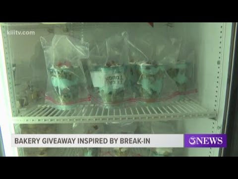 Low-carb bakery responds to burglary by giving out free cake cups