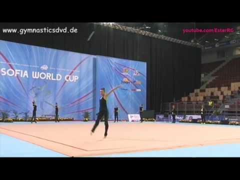 Victoria Mazur Ball Podium Training - WC Sofia 2017