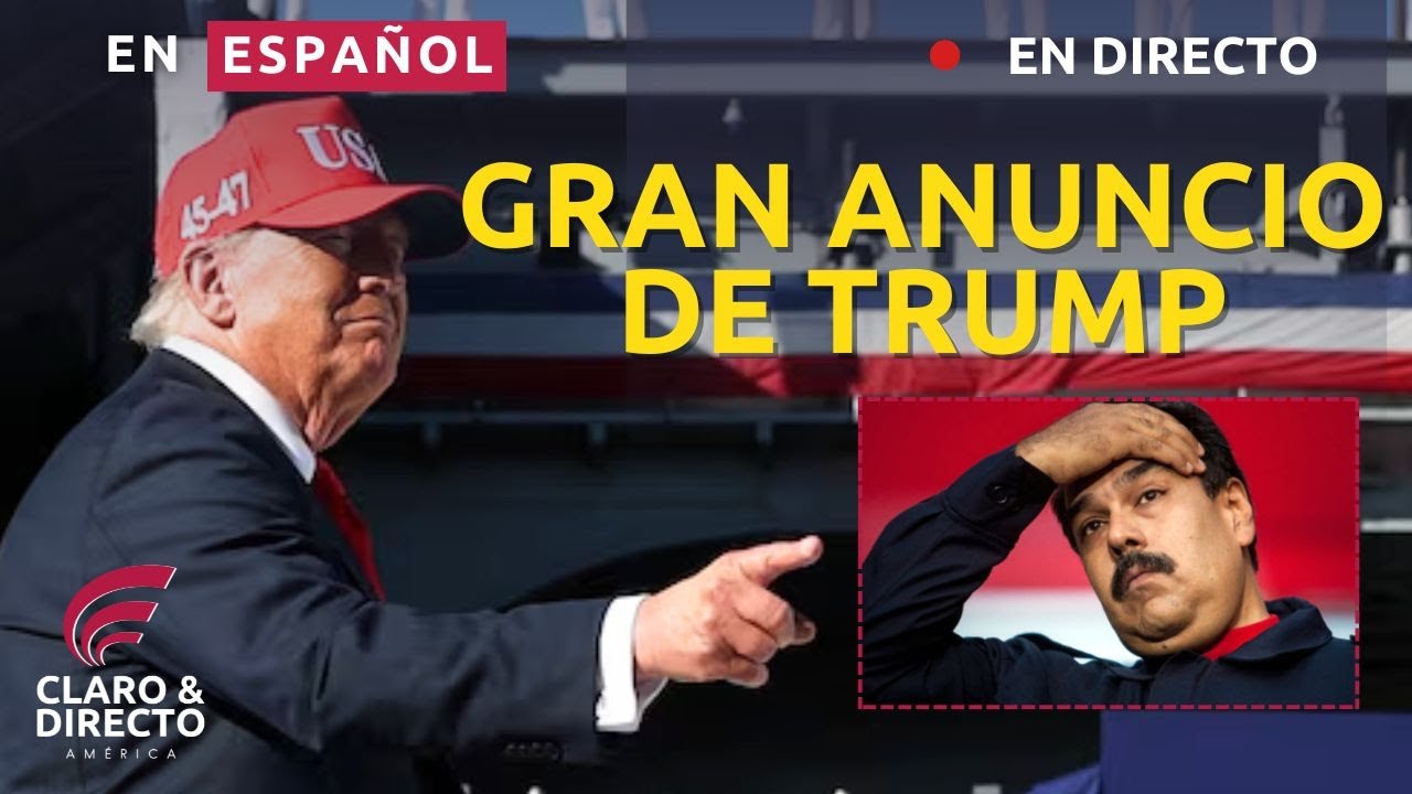 EN VIVO Y EN ESPAÑOL:El Presidente Trump hace un gran anuncio sobre carteles de Droga Casa Blanca