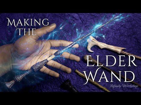 Making The Elder Wand | DIY Harry Potter Wands and Elder Wand Replica Tutorial |