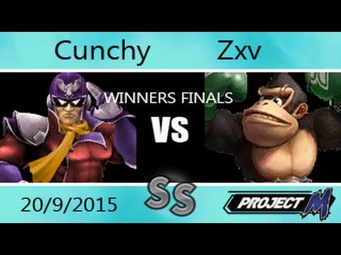 SGT 20/09 - Cunchy (C. Falcon) Vs. Zxv (DK, Mario, Sheik) Project M Winners Finals